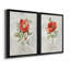 Lin pivoine - ensemble de 2 peintures sur toile-1163661594-1163661598