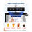 Beer Kegerator, Single Tap Commercial Draft Beer Dispenser for D system, Refrigerator With Shelves, Hold 1 Sixth Keg, 2.5lbs CO2 Tank, 92L