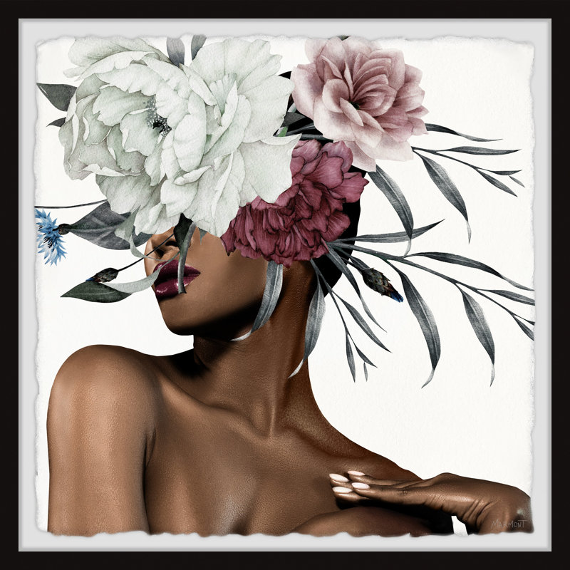 " Take A Flower " by Marmont Hill, 24" W x 24" H