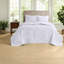 Ensemble de literie blanc luxueux, très grand polyester, conception transitionnelle
