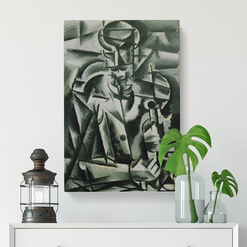 Pijak by Josef Capek - Wrapped Canvas Painting, 76cm H x 50cm W x 3cm D