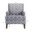 Fauteuil d'appoint 28 "avec pieds en bois