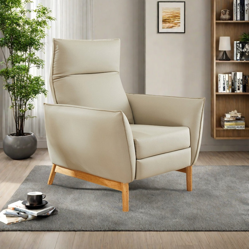 Une chaise longue confortable, Blanc cassé