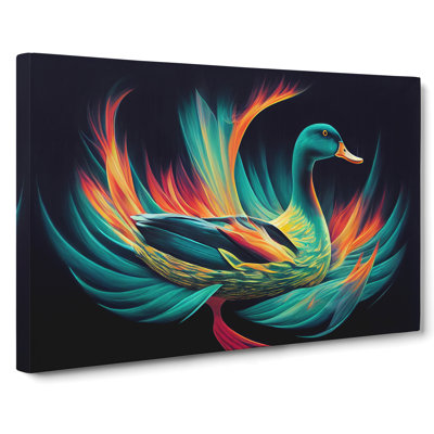 Flourishing Duck - Wrapped Canvas