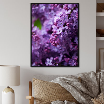 «Lilacs mauves», impression sur toile