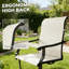 Ensemble de 2 chaises d'extérieur, chaises pivotantes-954948066