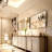 Brushed Silver Rounded Corner Rectangle Bathroom Mirror For Wall Metal Frame Wall Mounted Bathroom Mirror Vanity Bathroom Mirror(Horizontal & Vertical)-1732157457