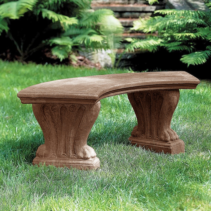Malagrida Outdoor Bench, Brownstone
