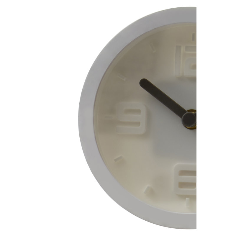 Samson Wall Clock, White