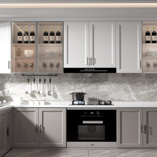 Ensemble de 10 poignées d'armoire - poignées d'armoire modernes pour armoires de cuisine, commodes et quincaillerie d'armoire, fabrication en alliage de zinc durable