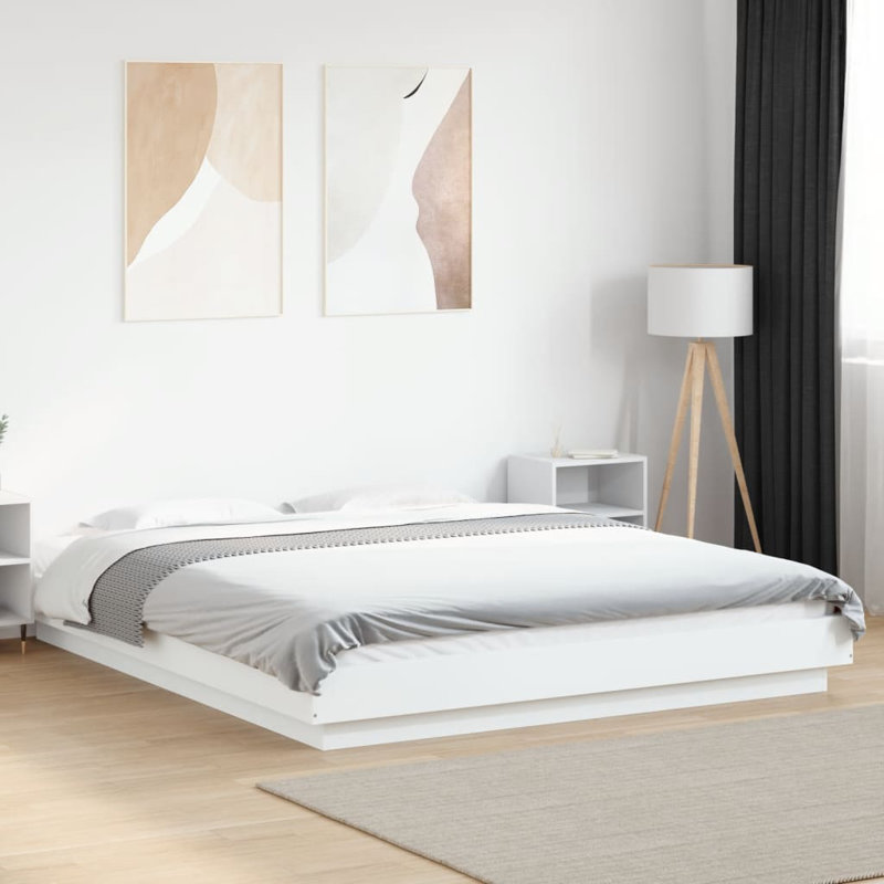 Bormann Bed, White, King (150 x 200 cm)