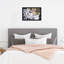 Fleur de gardénia blanche en or - Peinture contemporaine pour chambre à coucher-68896261-68896262