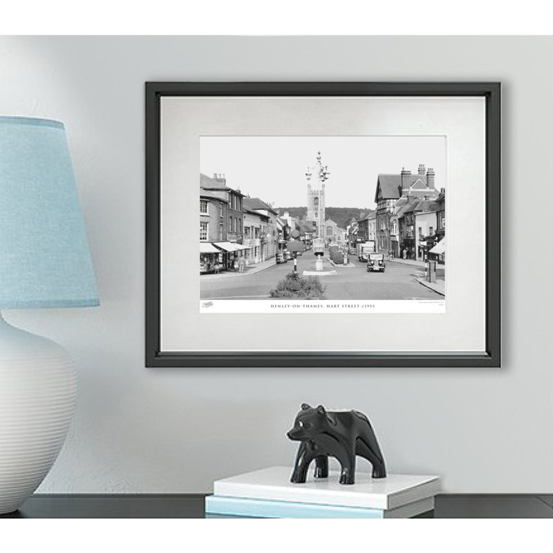 Henley On Thames, Hart Street C1955 by Francis Frith - Single Picture Frame Print, 45cm H x 60cm W x 2.3cm D