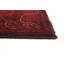 Tapis unique en laine noué à la main style Esari turque des années 2010 de 5 pi 1 po x 6 pi 4 po rouge Araiz