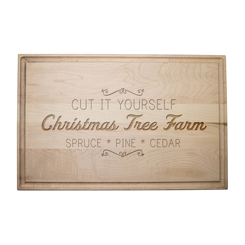 Planche à découper Christmas Tree Farm