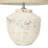 Cement Table Lamp with Linen Shade Distressed