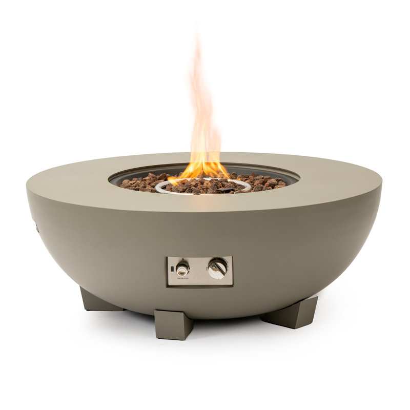 36_Inch Round Iron Fire Pit Table
