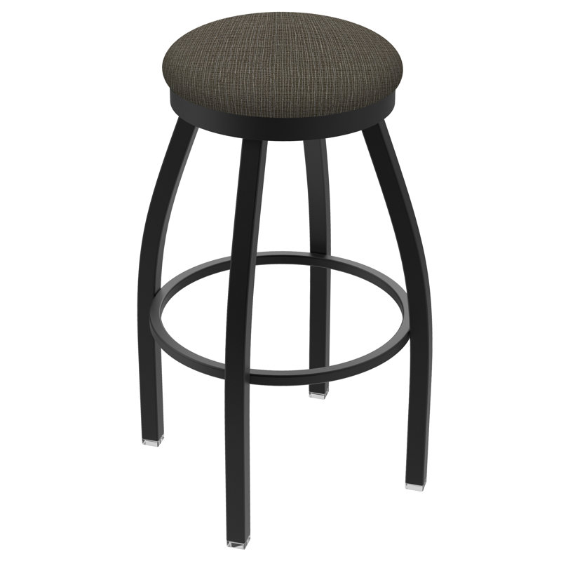 Tabouret pivotant80280 Misha, Tissu - graphique calice, Étain, Tabouret de bar (assise de 30 po de hauteur)