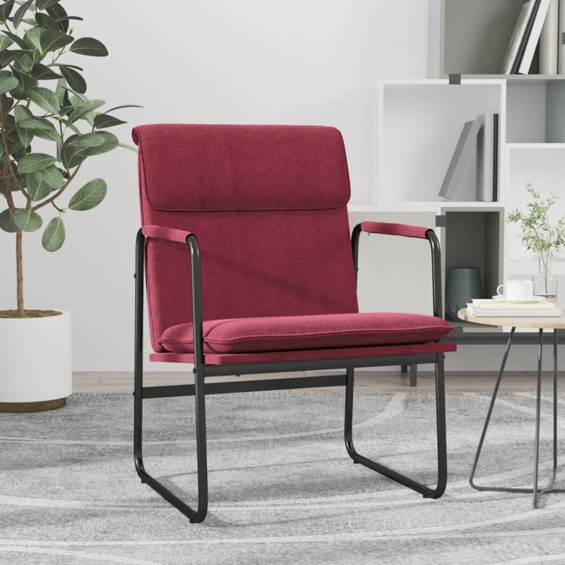 Kimora-Lee Upholstered Accent Chair, Red