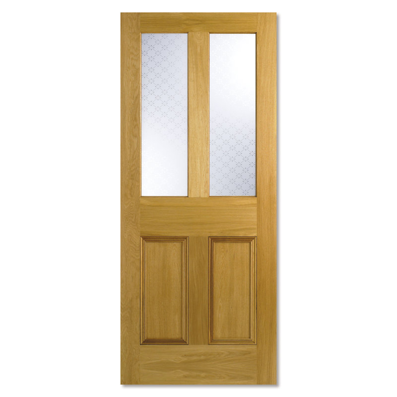 Malton Unglazed Oak Internal Door, 198.1 cm H x 68.6 cm W x 3.5 cm D
