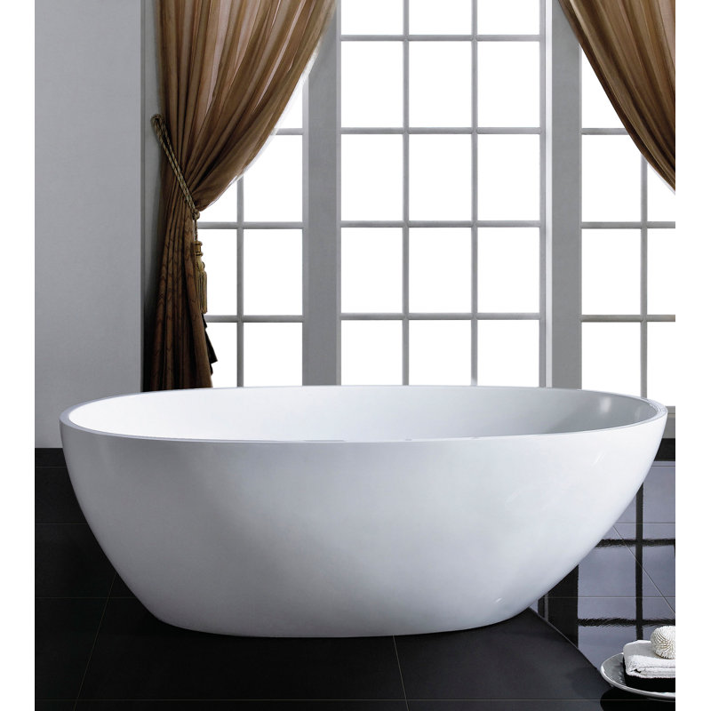 Baignoire de trempage autoportante 67 po. X 34 po. Sarah