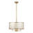 4-Light Natural Capiz Shell Drum Chandelier-517692962
