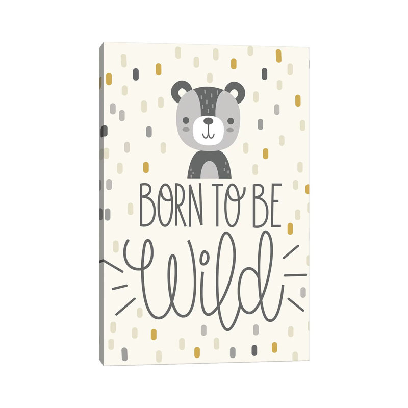 «Cute and Wild III», art encadré, H 12 po x l 8 po x P 0,75 po, Toile tendue