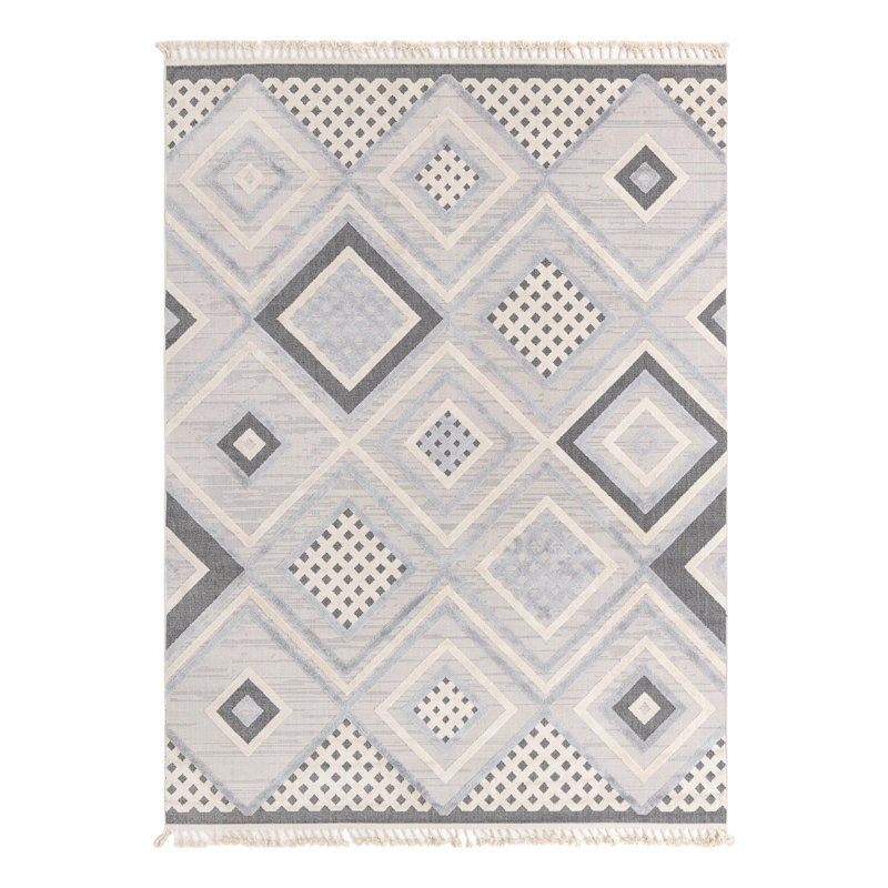 Flaxton Geometric Indoor Rug, Rectangle 9' x 12'