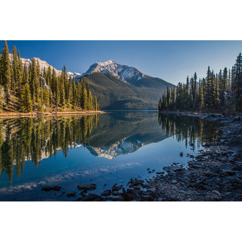 Morning Lake - Wrapped Canvas Print, 20cm H x 30cm W x 3.8cm D