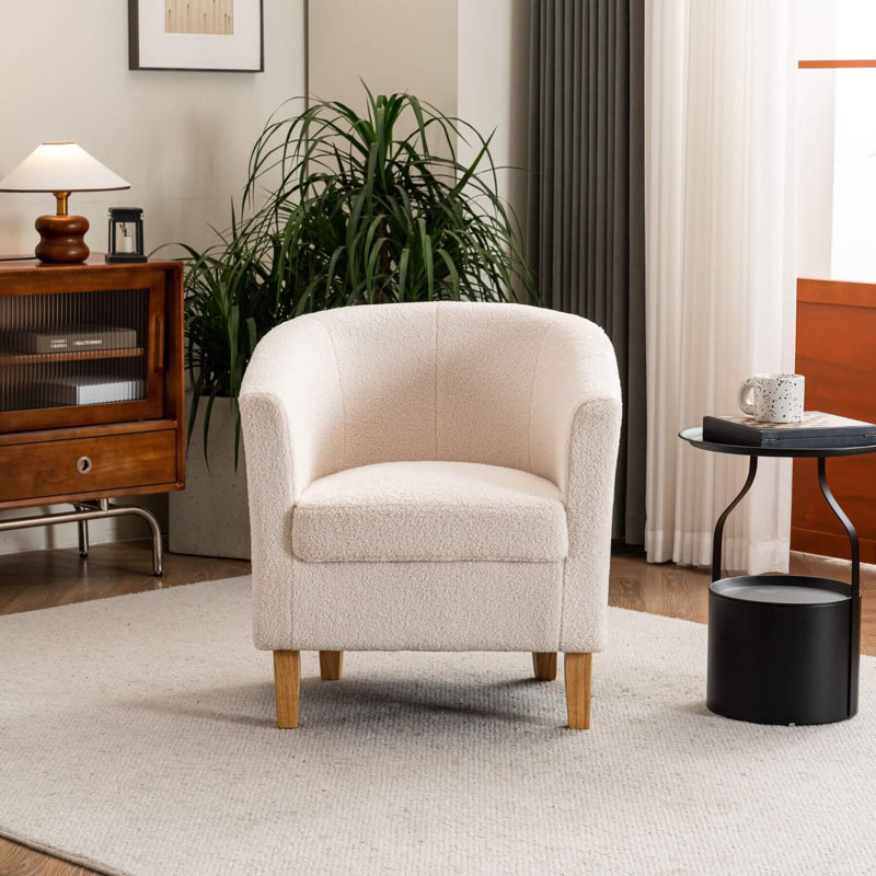 Rainan 67cm Wide Tufted Occasional Accent Armchair