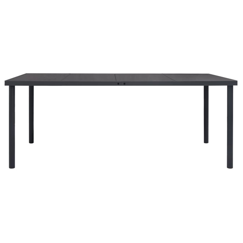Table de salle à manger en verre, L 35,4 po x L 74,8 po x H 29,1 po
