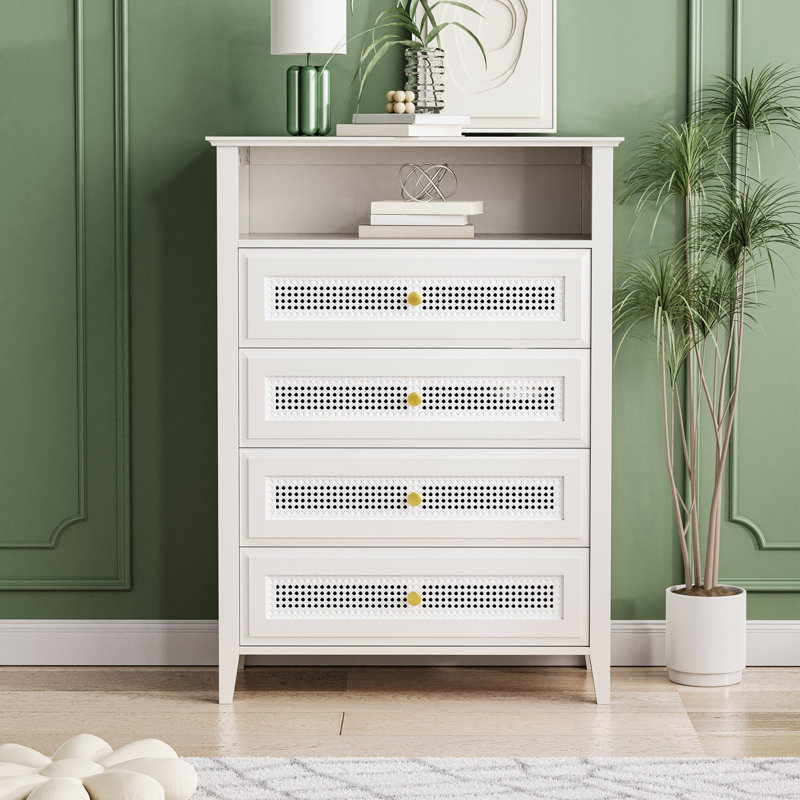 Commode d'appoint Arshanti, Blanc