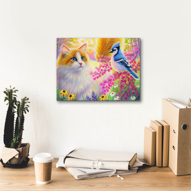 «Sunshine In Ambers Meadow» par Bridget Voth, H 12 po x l 16 po x P 0,75 po