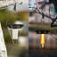 13'' Solar Powered Integrated LED Outdoor Lantern
