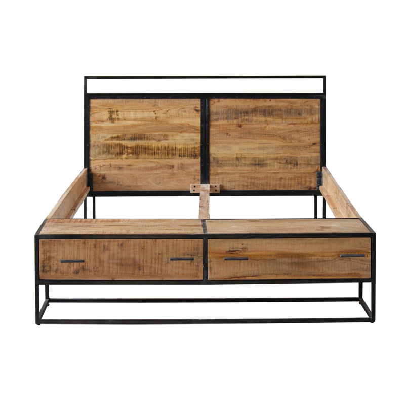 Cumby European Kingsize Platform Bed, Natural