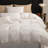 MooMee Duvet Cover Set Silky Sateen Look Luxury Sheen Zipper Closure & 8 Interior Ties 100% Long-Staple Cotton 600TC -105272386-106891955