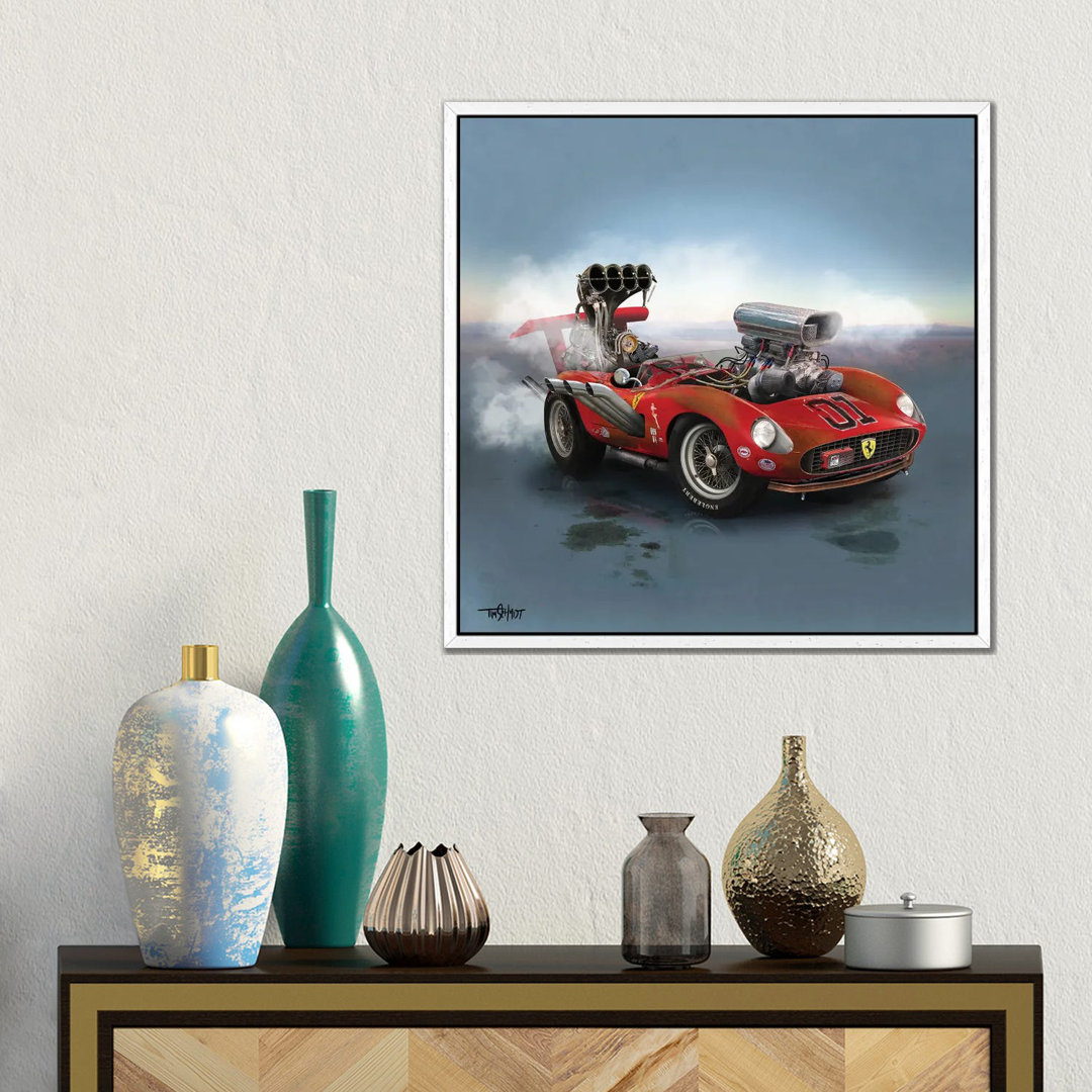 Smokin' Hot Rod von Tim Schmidt - Galerie-umwickelte Leinwand Giclée auf Leinwand