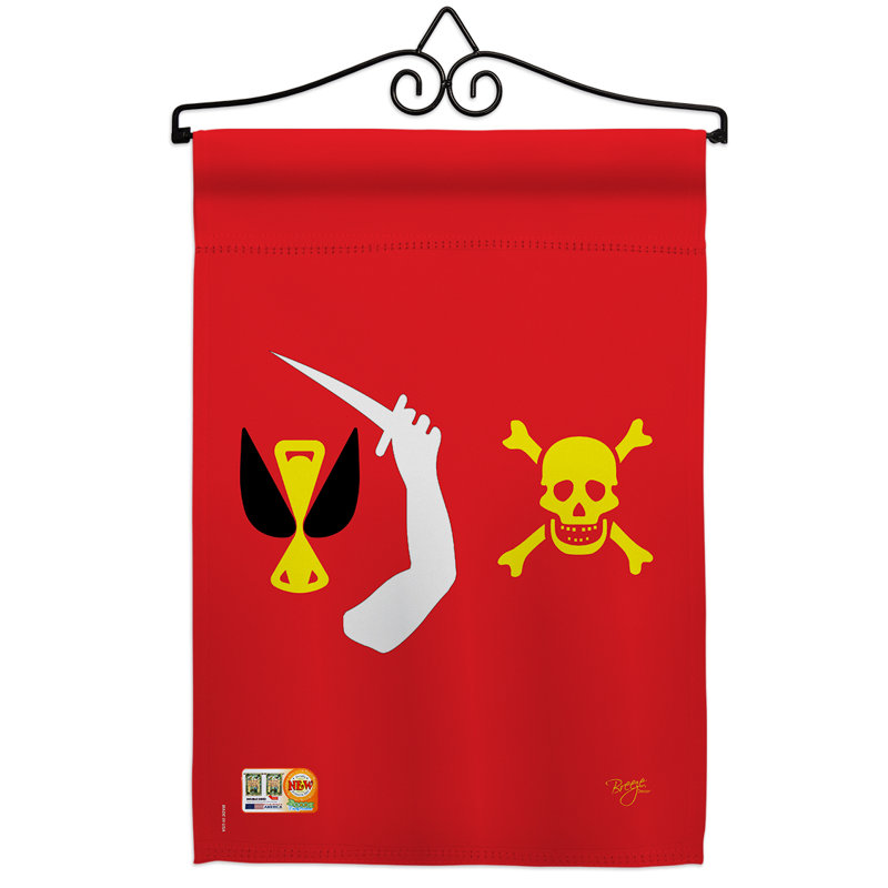 Double Sided 18.5'' H x 13'' W Polyester Flag Set