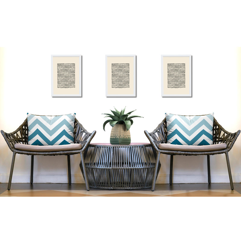 Housse et insert de coussin rectangulaire en polyester pour l'intérieur et l'extérieur, Turquoise