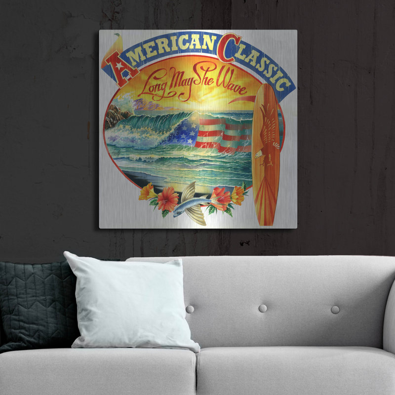 «American Classic» par James Mazzotta, H 36 po x l 36 po