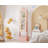 Kids Jewelry Armoire with LED Mirror, 3 Drawers & Princess Design for Girls' Accessory Storage-2000227846