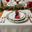 Assiette de présentation en bambou vert Ho Ho Ho - Lot de 6-134757899