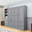 Grand lit escamotable avec rangement intégré et configuration personnalisable-284195004