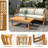 4 Piece Outdoor  Seating Group With Cushions