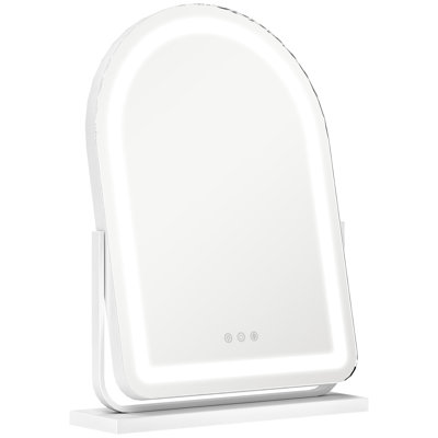 Deandrae Metal Round Floor Mirror