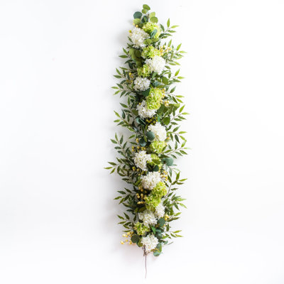 18'' in. Faux Hydrangea Garland