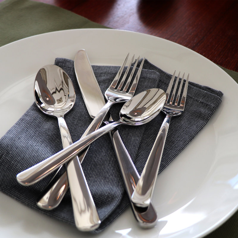Gusto 60 Piece Flatware Set, Service for 12