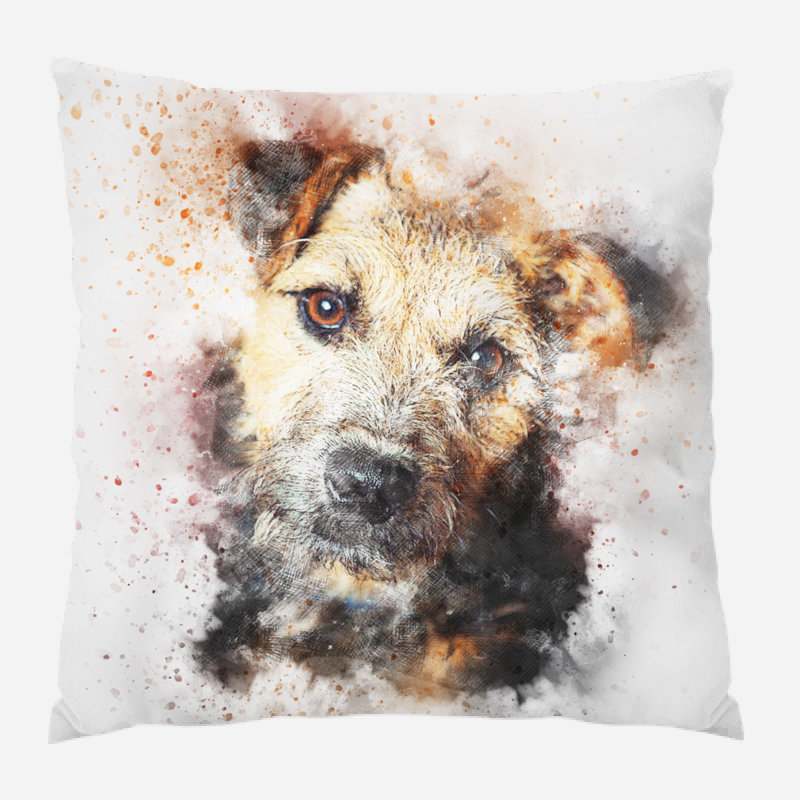 Coussin pour chien Rayfield, Microsuède, Intérieur