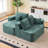 L Shaped Sectional Sofa (Green)-2055101397