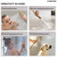 Système de robinet de douche thermostatique de plafond, robinet de douche à DEL à 4 jets et 5 jets avec musique-120287961